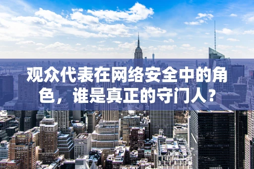 观众代表在网络安全中的角色，谁是真正的守门人？