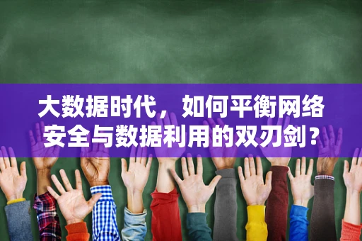 大数据时代，如何平衡网络安全与数据利用的双刃剑？