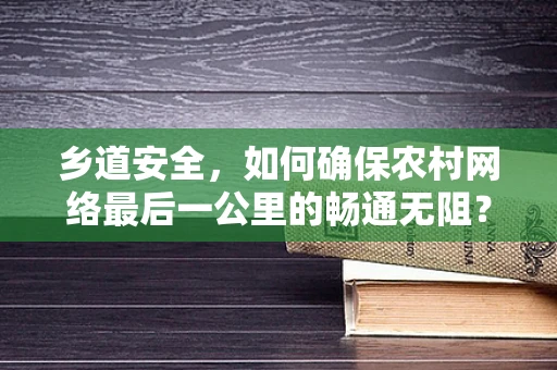 乡道安全，如何确保农村网络最后一公里的畅通无阻？