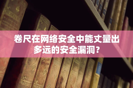 卷尺在网络安全中能丈量出多远的安全漏洞？