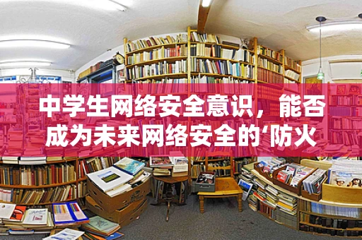 中学生网络安全意识，能否成为未来网络安全的‘防火墙’？