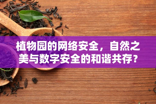 植物园的网络安全，自然之美与数字安全的和谐共存？