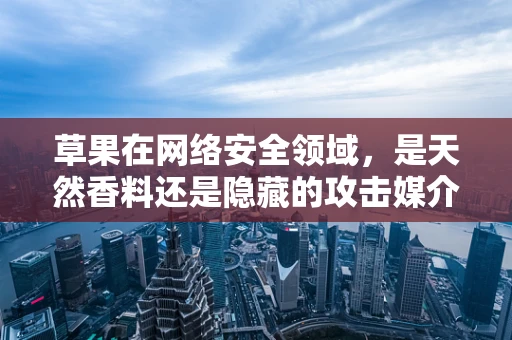 草果在网络安全领域，是天然香料还是隐藏的攻击媒介？