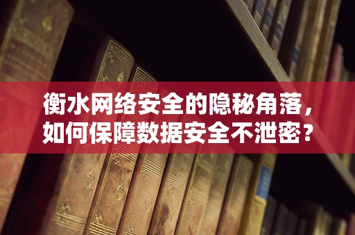 衡水网络安全的隐秘角落，如何保障数据安全不泄密？