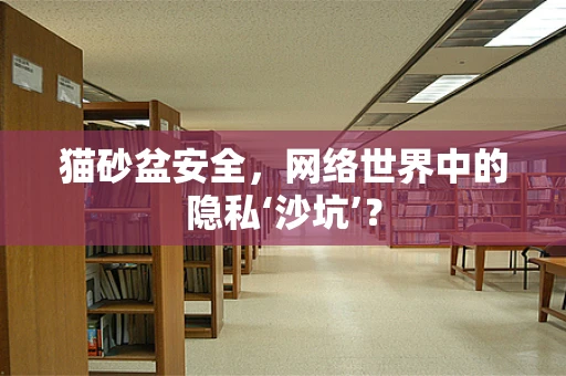 猫砂盆安全，网络世界中的隐私‘沙坑’？