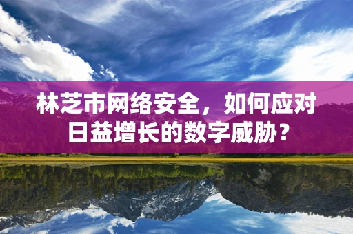 林芝市网络安全，如何应对日益增长的数字威胁？