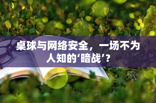 桌球与网络安全，一场不为人知的‘暗战’？