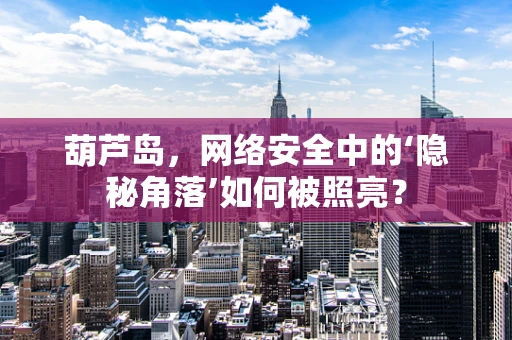 葫芦岛，网络安全中的‘隐秘角落’如何被照亮？