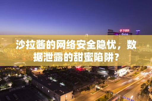 沙拉酱的网络安全隐忧，数据泄露的甜蜜陷阱？