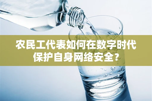 农民工代表如何在数字时代保护自身网络安全？