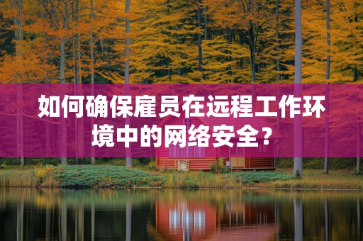 如何确保雇员在远程工作环境中的网络安全？