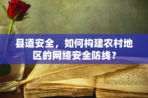 县道安全，如何构建农村地区的网络安全防线？