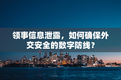 领事信息泄露，如何确保外交安全的数字防线？