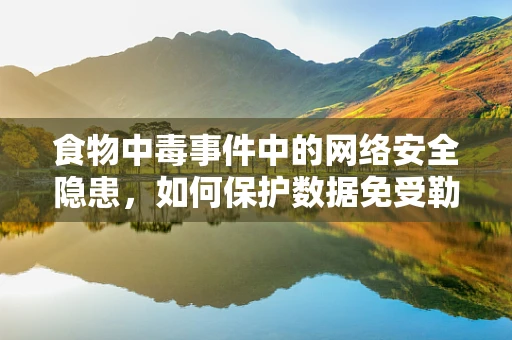 食物中毒事件中的网络安全隐患，如何保护数据免受勒索软件攻击？