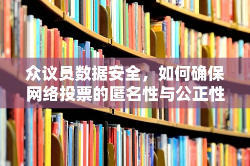 众议员数据安全，如何确保网络投票的匿名性与公正性？