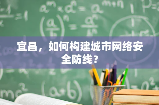 宜昌，如何构建城市网络安全防线？