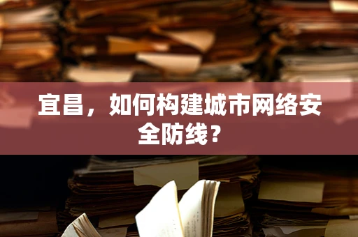 宜昌，如何构建城市网络安全防线？