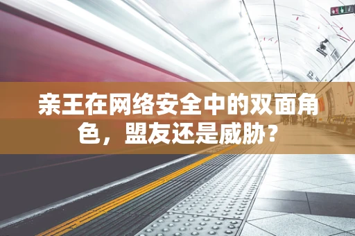 亲王在网络安全中的双面角色，盟友还是威胁？