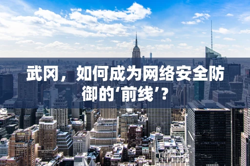 武冈，如何成为网络安全防御的‘前线’？