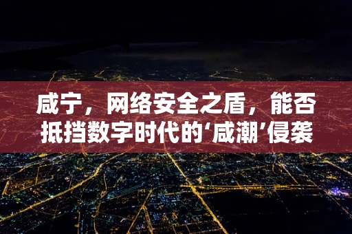 咸宁，网络安全之盾，能否抵挡数字时代的‘咸潮’侵袭？