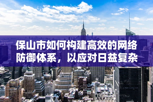 保山市如何构建高效的网络防御体系，以应对日益复杂的网络威胁？