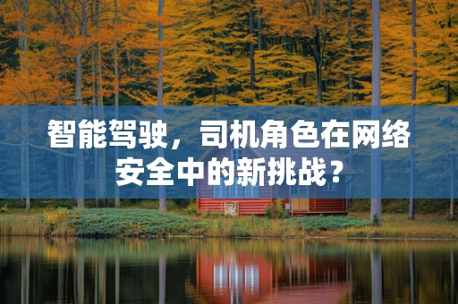 智能驾驶，司机角色在网络安全中的新挑战？