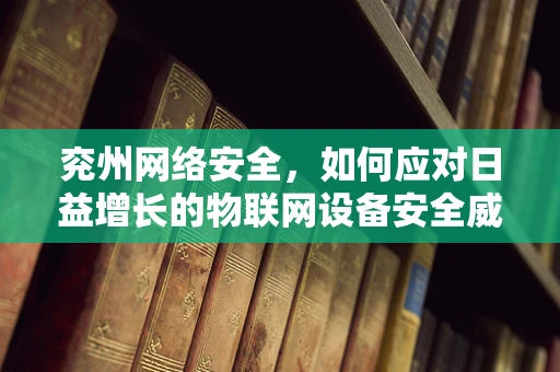 兖州网络安全，如何应对日益增长的物联网设备安全威胁？